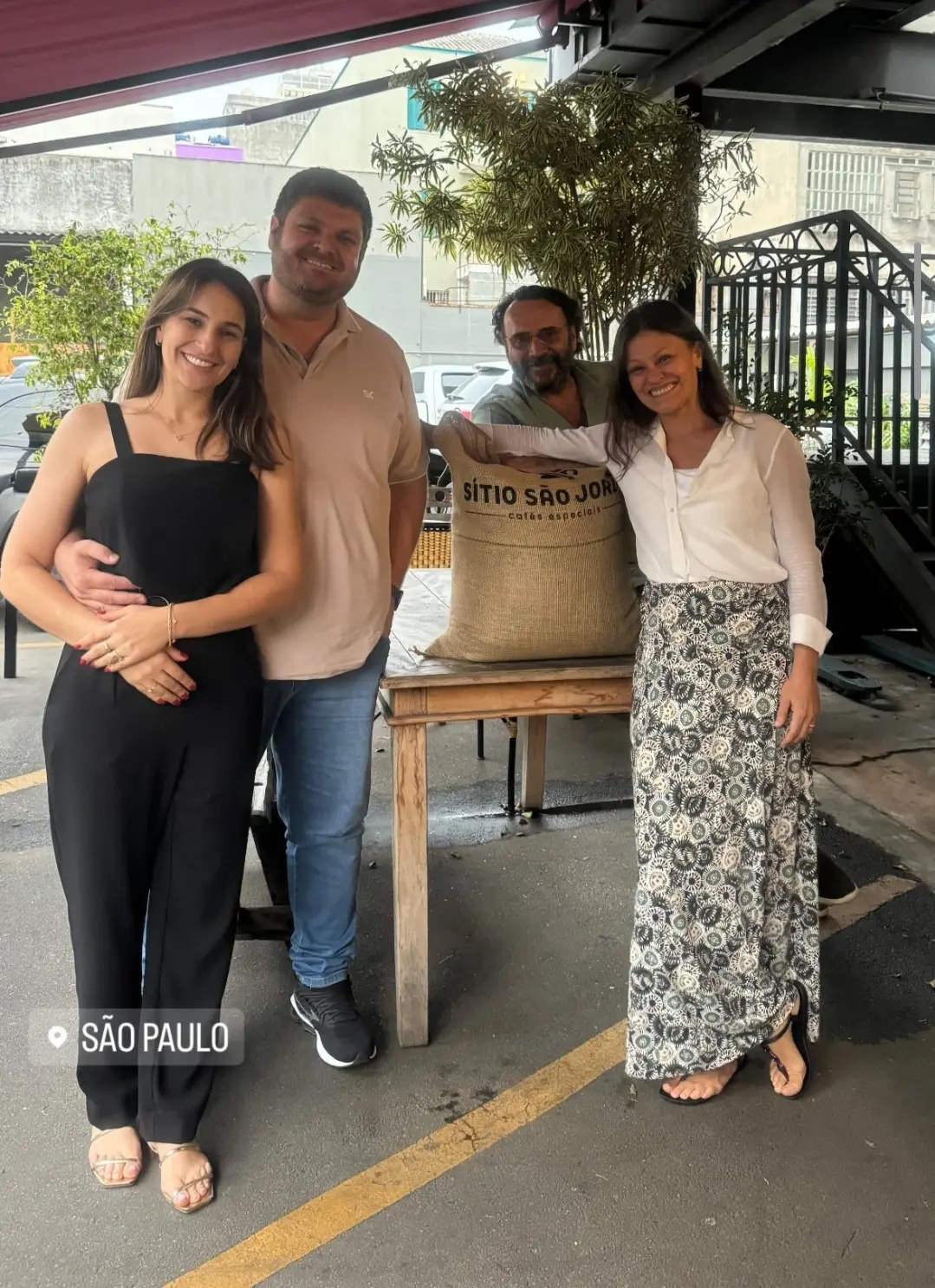 Entrega de café do Sítio São Jorge em São Paulo